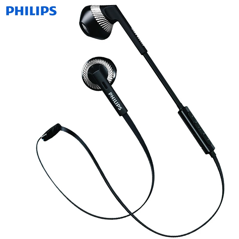 PHILIPS SHB5250 беспроводной bluetooth висячая шея в ухо Спорт бег музыка ответный телефон гарнитура