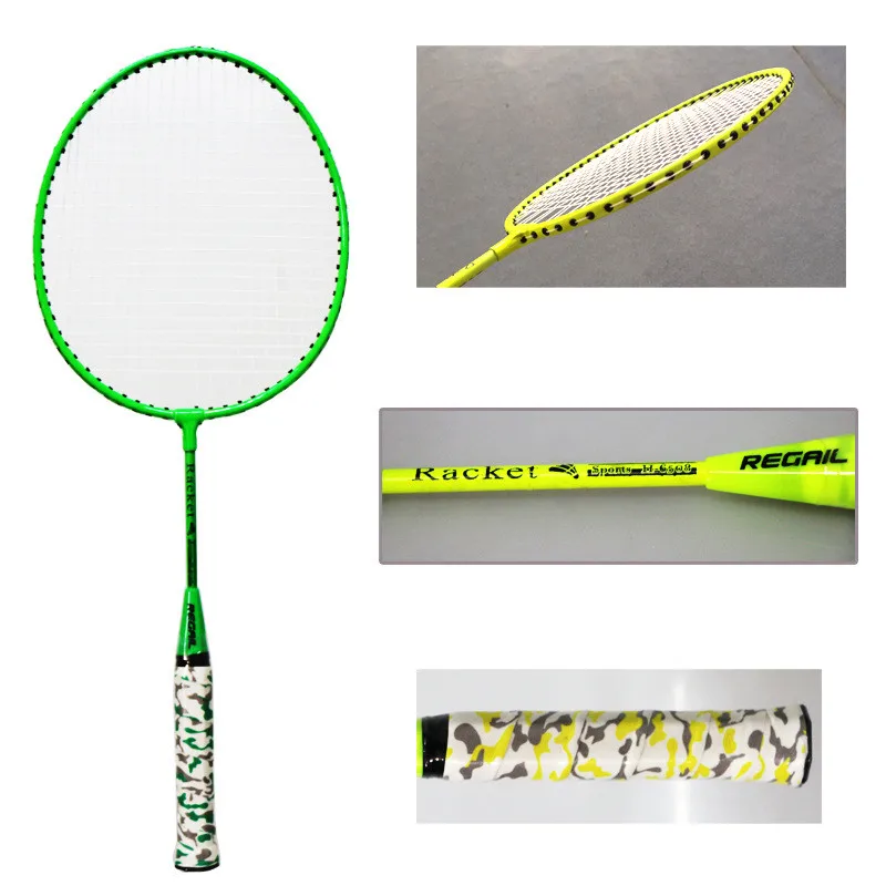 Kids Battledore School PE Class Entertainment Equipment Children Badminton Racket Set