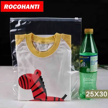 

100pcs Resealable Transparent Zip Lock Pouch Clear LDPE Plastic Zipper Bag Custom Logo Printed