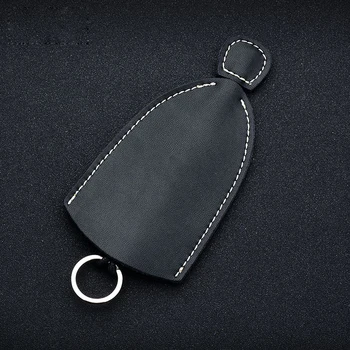 

Genuine Leather Key chain Housekeeper Case Pull-style Women Keys Bag Car Keychain Organizer Pouch