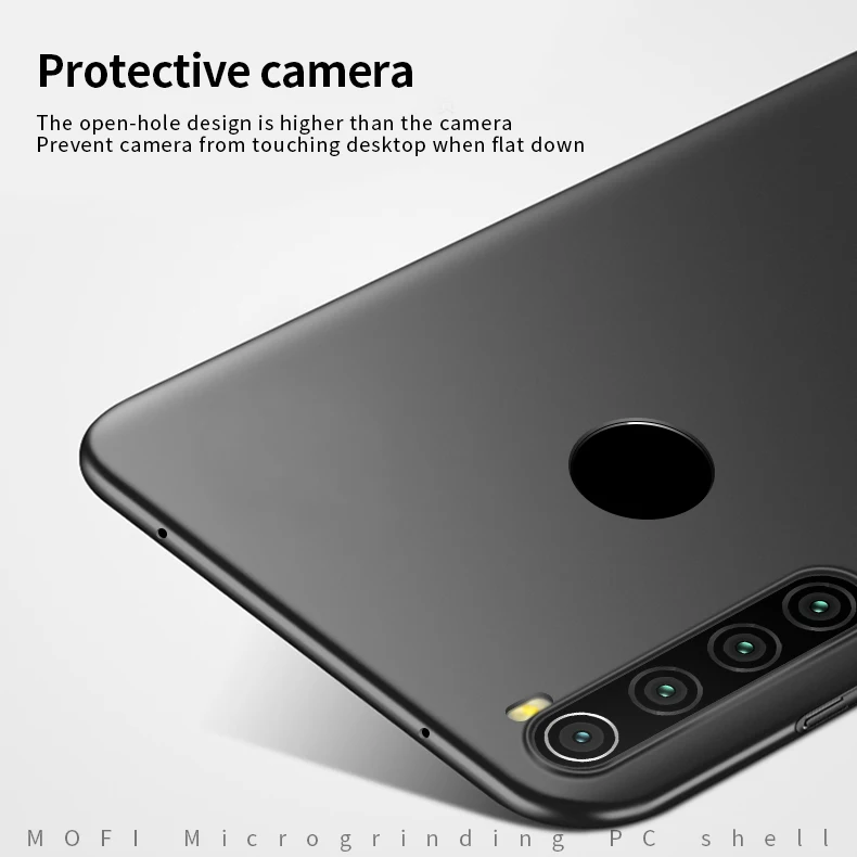 MOFi для Redmi Note 8 чехол ультра тонкий чехол жесткий чехол для ПК Чехлы для Redmi Note 8 защитная задняя крышка