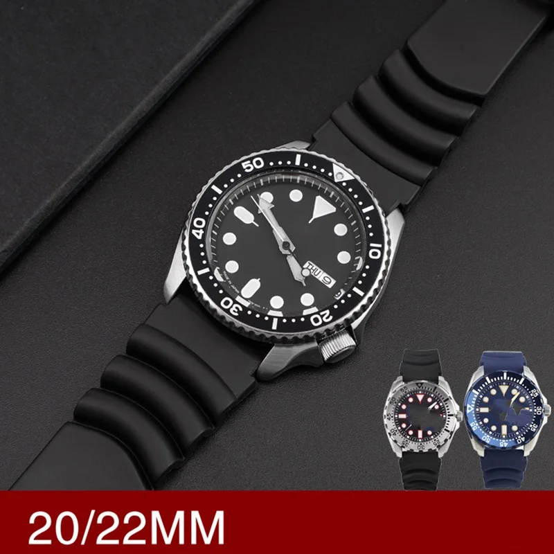 Cinturino in gomma per Seiko Sport Belt Diving cinturino impermeabile Scuba  per Casio uomo donna cinturino Correa 20mm 22mm 24mm|Watchbands| -  AliExpress