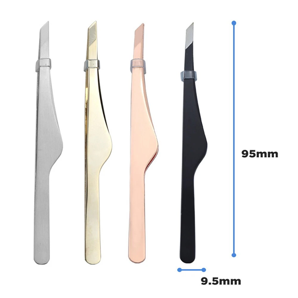 Stainless Steel Tweezers Multitool Anti-static Precision Hair Removal Eyebrow DIY Maintenance Picking Hand Tool Diagonal Pliers