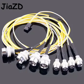

1 Set 8 light RC car Accessories led RC Car Light with Alloy Light Fixture for 1/10 1/8 RC Drift /Flat/Monster Truck car Y009