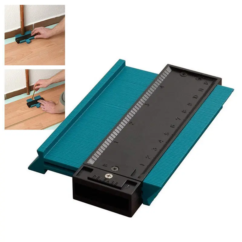 

Plastic Contour Gauge Duplicator Corner Irregular Shape Copy Ruler Profile Gauge Wood Measure Ruler Profile Wood Marking Tool