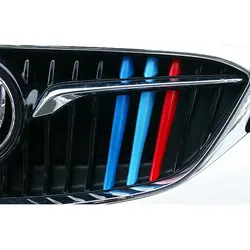 3D Sport M Стиль Цвет решетка гриль крышка с защелкой Накладка для хэтчбеков BMW серий 1 E81 E82 E87 E88 2004 2005 2006 2007 2008 2009 2010 2011