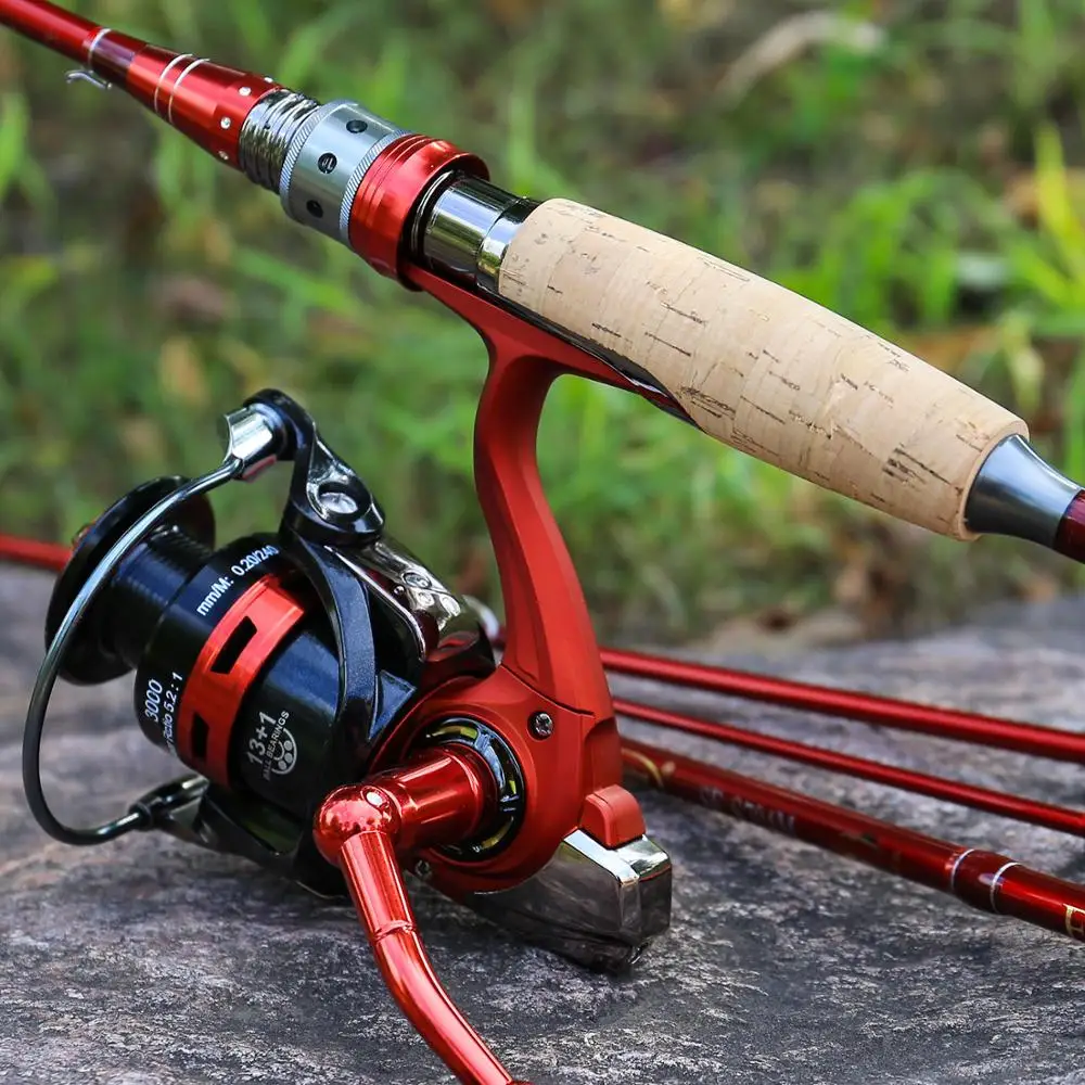 Sougayilang 2.1m 2.4m Spining Fishing Rod Reel Combo Portable 4 Section Carbon Fiber Pole 13+1BB Spining Fishing Wheel Set Sougayilang 2.1m 2.4m Spining Fishing Rod Reel Combo Portable 4 Section Carbon Fiber Pole 13+1BB Spining Fishing Wheel Set