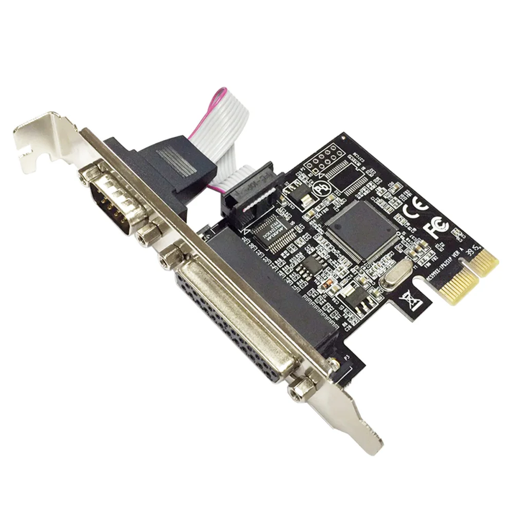 PCIe 1 * последовательный карта с параллельным портом и выражением RS232 порт принтера