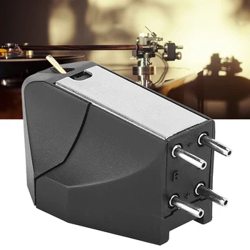 

High-End Moving Magnetic Cartridge LP Turntable Phonograph Oval Stylus Accessories MM Cartridge Stylus with 13mm Hole Diameter