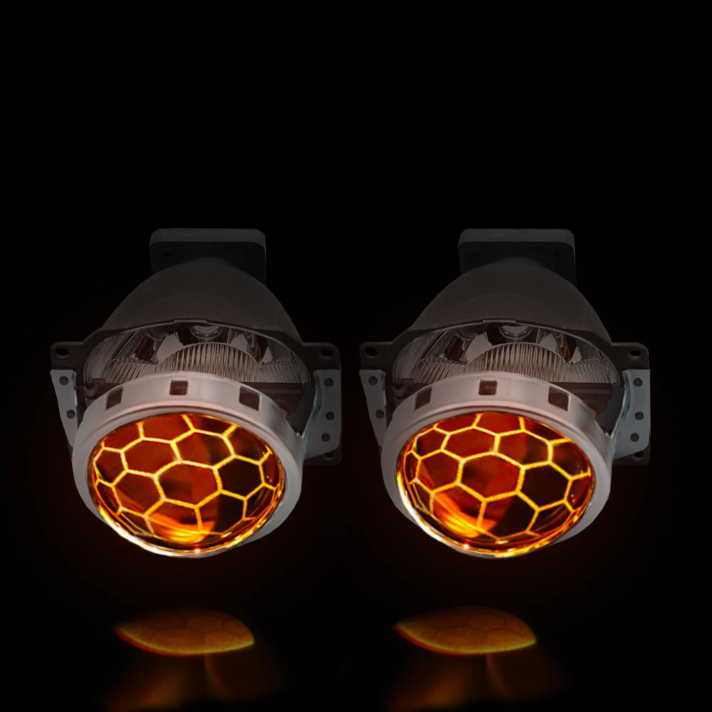 Линзы проектора bi xenon Honeycomb для автомобильных фар 3,0 Koito Q5 D1S D2S D2H D3S D4, супер яркие лампы для автомобилей и мотоциклов