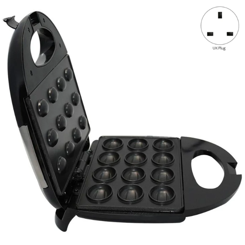 

Household Electric Walnut Cake Maker Sandwich Breakfast Machine Sandwich Iron Toaster Baking Breakfast Pan Oven UK Plug