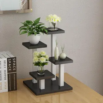 

Contracted Creative Mini Small Flower Office Book The Table Function Of Multilayer Meat Meat Plant Stepwise Shelf