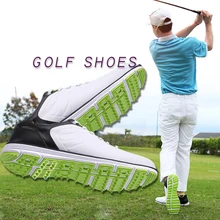 Обувь для гольфа мужские кроссовки водонепроницаемые кроссовки противоскользящая дышащая, комфортная обувь удобные сверхлегкие тренировочные кроссовки для гольфа
