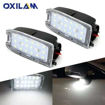 

2pcs Canbus LED Side Mirror Puddle Light Lamp for VOLVO S60 V70 XC70 Land Rover Rang Rover Sport LR4 LR3 LR2 Car Led 6000K White
