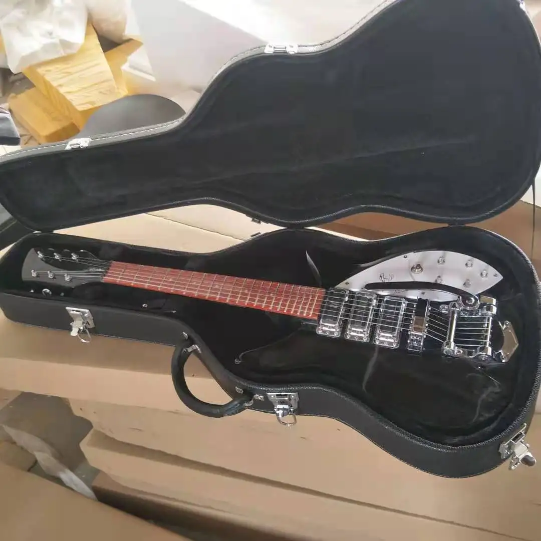 Пользовательские Rickenback 325 3 звукоснимателя для электрогитары Dot вставки Рик 330