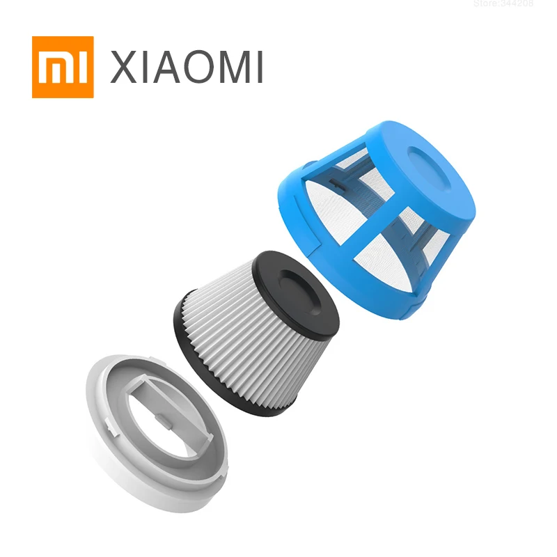 Original XIAOMI MIJIA Cleanfly Car Handheld Vacuum Filters Part Pack Spare Parts Kits HEPA Filter home adapter | Дом и сад