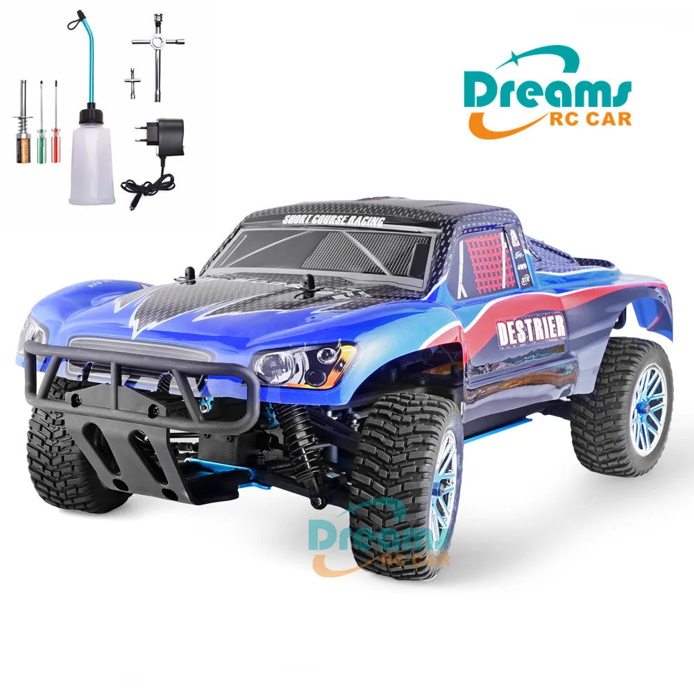 US $240.00 Hsp Rc Car 110 Scale 4wd Two Speed Rc Toy Nitro Gas Power Off Road Short Course Truck 94155 High Speed Hobby Remote Control Car