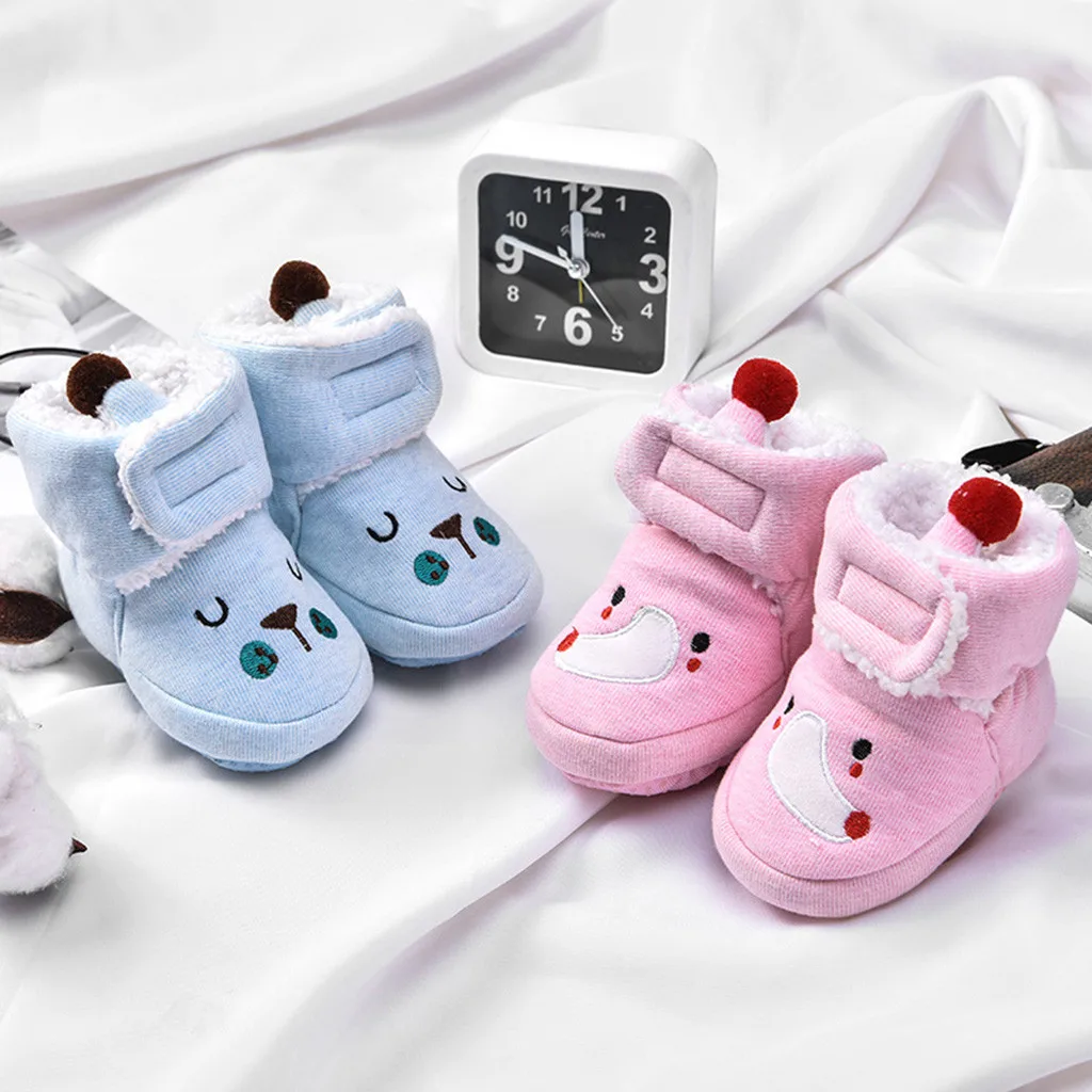 JAYCOSIN; Зимние ботильоны для малышей; модные удобные короткие ботинки на мягкой подошве для малышей; очень теплые зимние ботинки для новорожденных; обувь для малышей