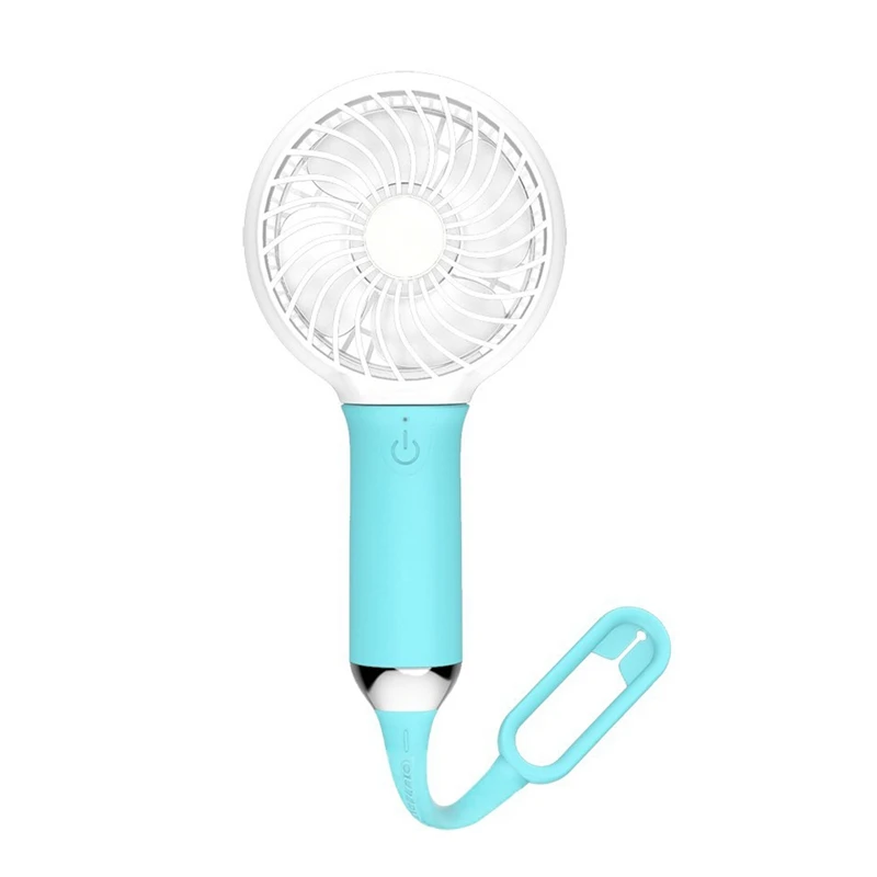 

USB Mini Fan Quiet Portable Electric Cooling Fan with LED Light 3 Speeds Operation for Outdoor Home Travel