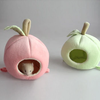 

Pet Hamster Hammock Cage Winter Warm House Plush Soft Hanging Bed for Hamster Squirrel Little Mouse Mini Animal Living Nest