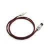 1.2M GX16-2 Pin To 5.5*2.1MM Silver Plated DC Linear Power Supply Output Cable 1