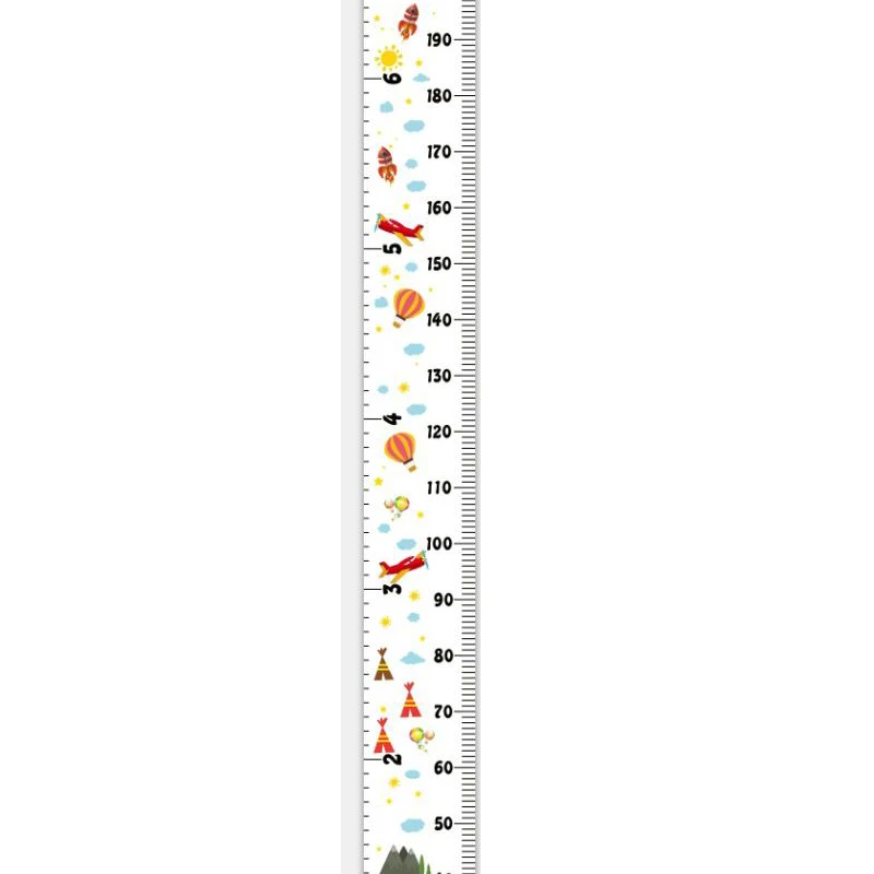 Детская Таблица размеров роста, измерительная линейка роста для детской комнаты, украшение для дома, украшение для дома, скандинавском стиле, линейка для роста детей - Цвет: rocket