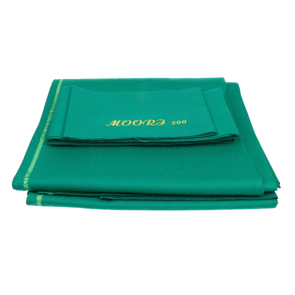 

High Quality 9ft Standard Pool Snooker Billiards Table Cloth with 6 Felt Strips