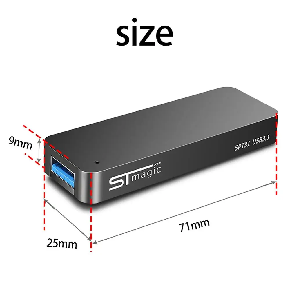 внешний жесткий диск 1 ТБ usb3 высокоскоростной флешка usb металлический Мини флешки