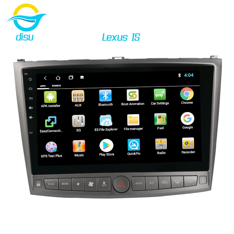 Автомобильный радиоприемник Android 9 0 HD 10 1 дюймов DVD-плеер для Lexus IS250 IS300 IS200 IS220 IS350