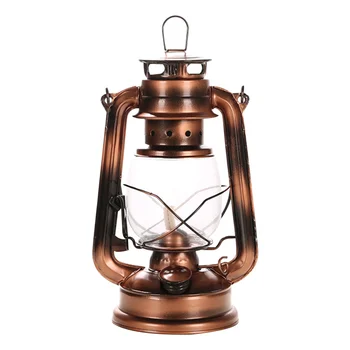 

1pc Kerosene Lamp Multipurpose Portable Iron Vintage Nostalgic Oil Lamp Hanging Lantern for Bar Camping Outdoor Pub