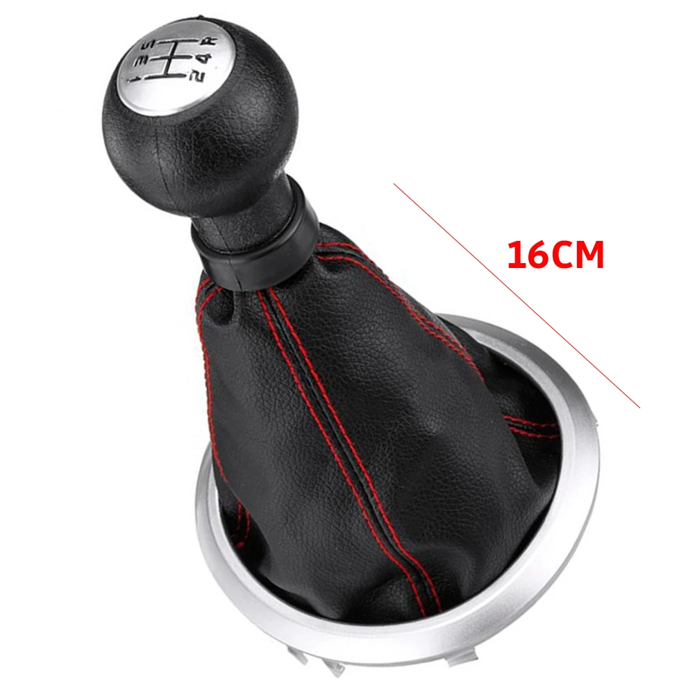 5 Speed Gear Lever Stick Shift Knob w// Gaiter Boot Fit For Suzuki SX4 05-10 New