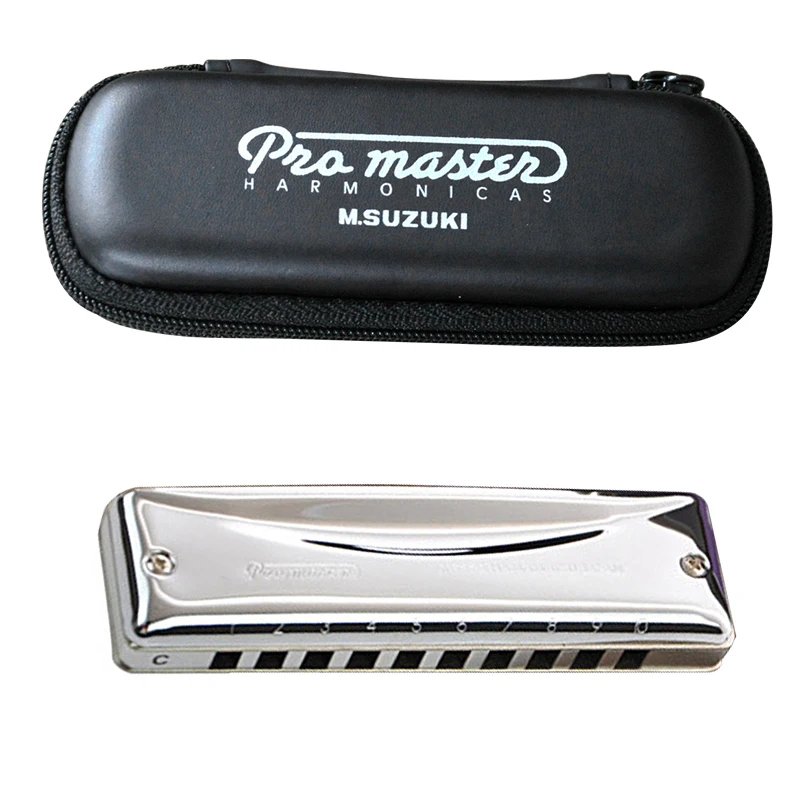 SUZUKI MR 350 гармоника Pro Master Valved Diatonic 10 Hole Bluetooth Key of C|diatonic harmonica|10 hole harmonicaharmonica diatonic |