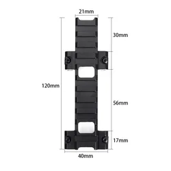 Escopo maior base de montagem 20mm adaptador ferroviário para mp5 airsoft scope gun assessories para caça acessório