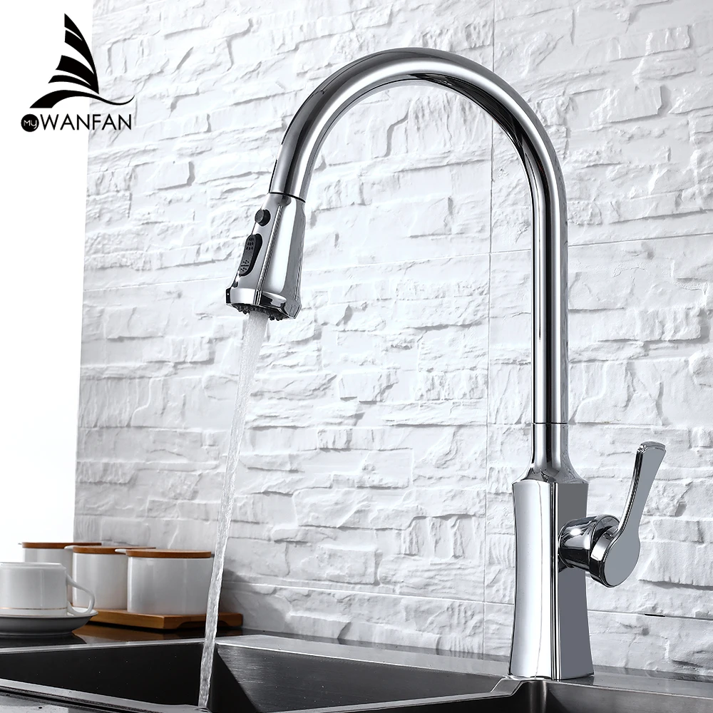 Kitchen Faucets Chrome Torneira Para Cozinha De Parede Crane For Kitchen Water Mixer Tap Black Sink Mixer Faucet 866388