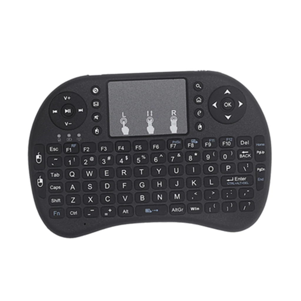 Mini Wireless Keyboard Dual Mouse Touchpad for Android TV BOX PC Desktop Laptop Car TV HTPC Set-top Box 2.4GHz Wireless Keyboard