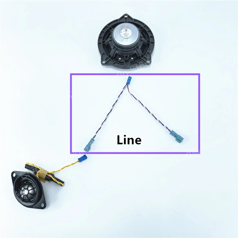 Car Front Door Speaker Cable Horn Wire Tweeter Line Thread Strin For BMW F10 F11 F15 F25 F30 G30 F32 G11 G01 E90 E70 Series