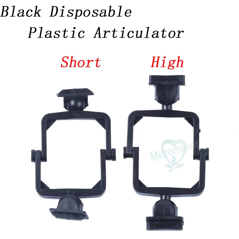 Высокое качество Пластиковый Одноразовый стоматологический артикулятор лабораторный артикулятор ceramco черный 100 шт