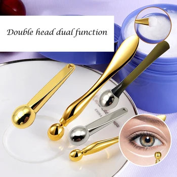 

Eye Cream Massager Stick Anti Wrinkle Gold Facial Mask Sticks DIY Mixing Spatulas Anti Wrinkle Makeup Cosmetic Eye Care Tool