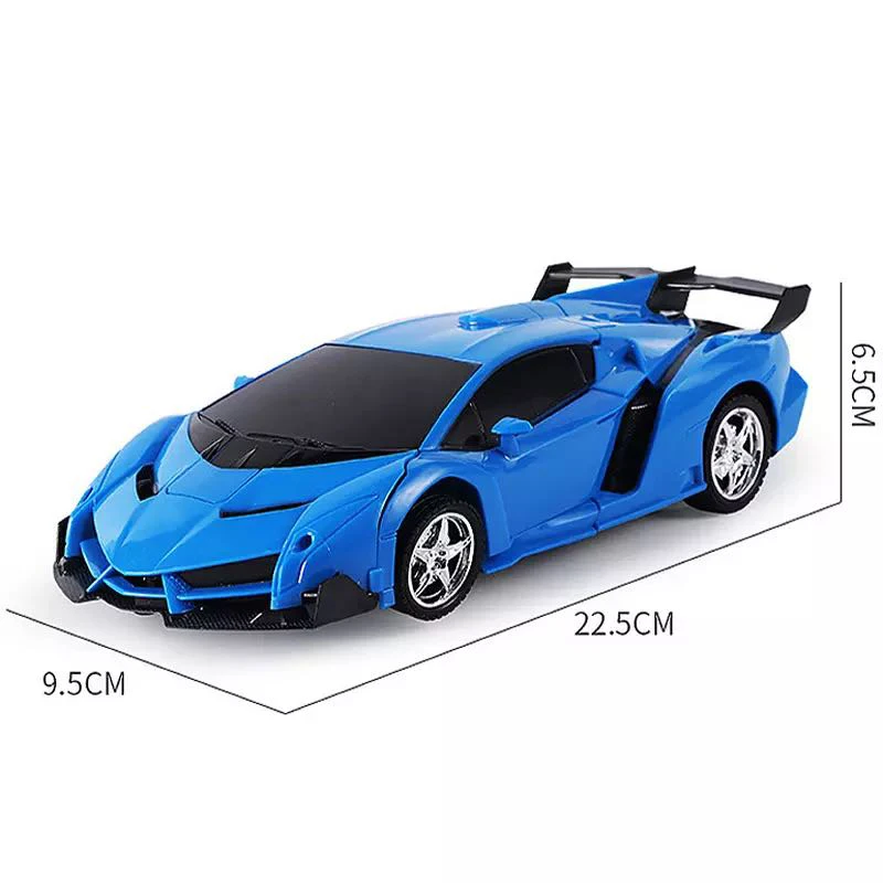 2IN1 Electric RC Car Transformation Robots One-key Deformation Car Outdoor Remote Control Sports Car Model  Children Boys Toys 6