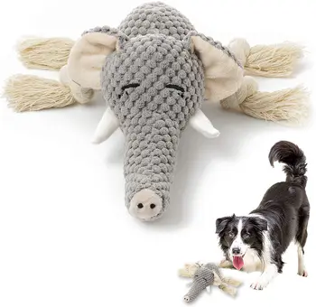 

New Plush Toys Dog Chew Toys Pet Squeaky Toys with Crinkle Paper, Interactive, Chewing and Durable Toys for Puppy Dog