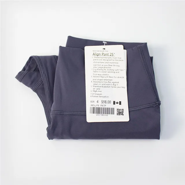 Lulu Classic3.0 Buttery Soft High Waist Yoga Legging Women Sports Pant Tight High-rise Squat Proof  Fitness Clothing Custom Logo Lilac gray