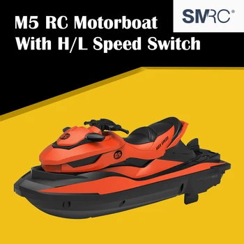

Good Sale SMRC M5 2.4G Electric RC Boat Double Motor RTR Mini Remote Control Ship Motorboat Kids' Outdoor Indoor Water Toys