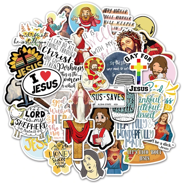 Bible Stickers Jesus Christian  Sticker Verse Bible Christian -  10/30/50pcs Stickers - Aliexpress