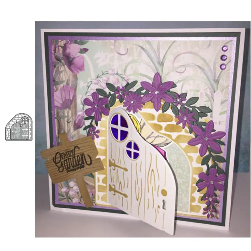 Металлические Вырубные штампы JC Magic Door для скрапбукинга новинка вырезанные карты