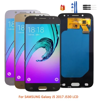 

Super AMOLED For SAMSUNG Galaxy J5 2017 J5 LCD Display For J530F Touch Screen + LCD Display Digitizer Assembly Replacement