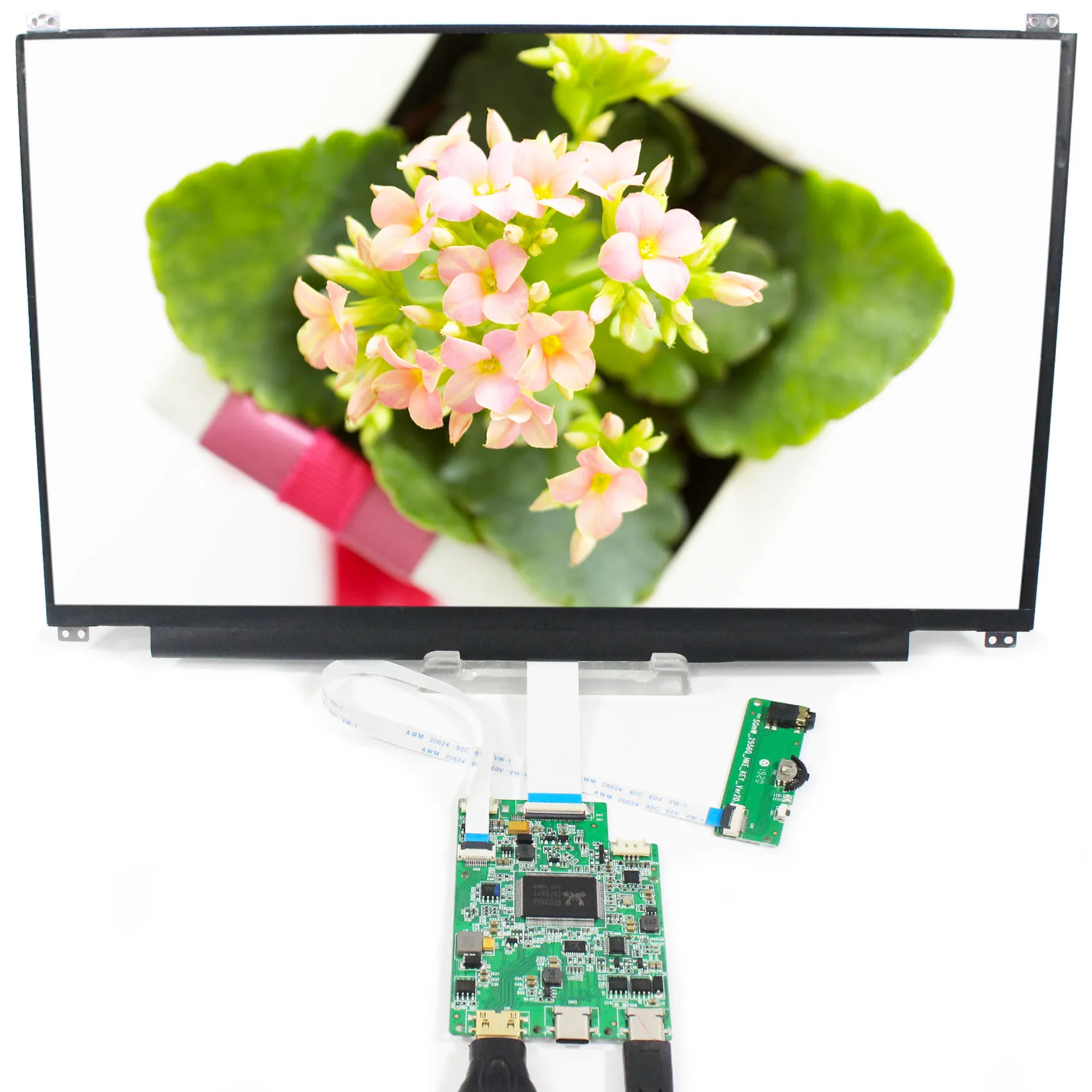 HDMI Type C LCD Controller Board With 13.3 inch N133HSE 1920X1080 IPS LCD Screen