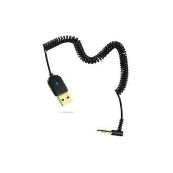 

Best Selling Wireless Bluetooth Transmitter Receiver 5.0 Car Aux 3.5mm Adapter For Speaker