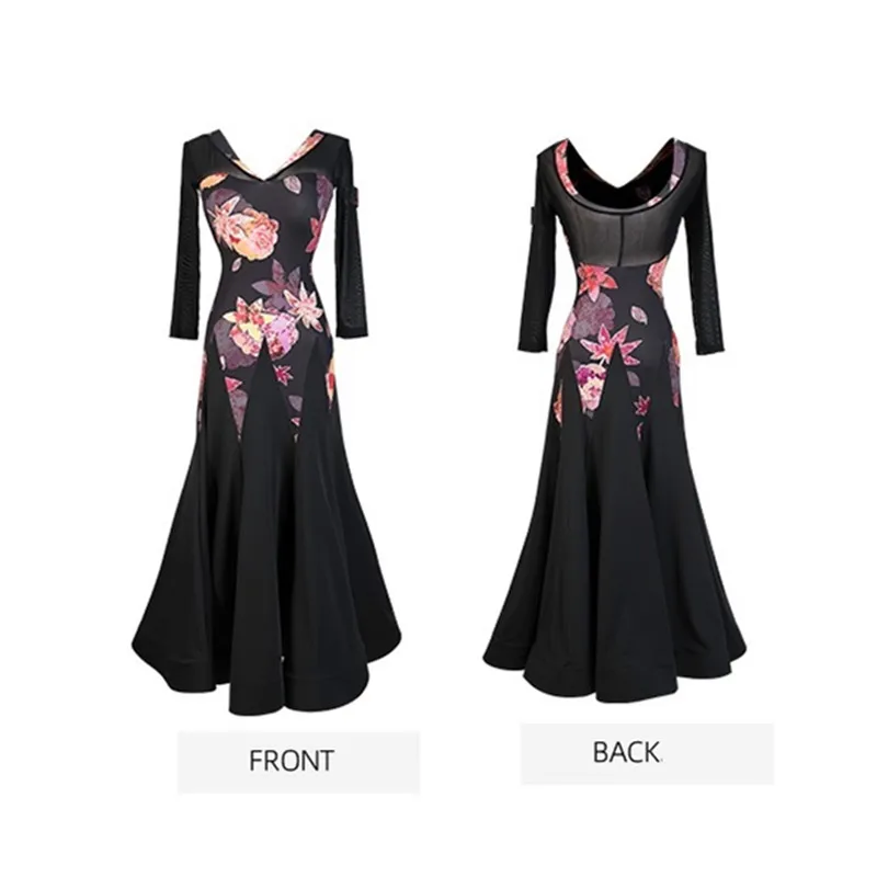 

sexy ballroom dress for sale waltz dress fringe dance costumes for dance dress women spanish dress dance wear long print dress