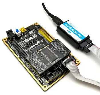 

ALTERA CYCLONE IV FPGA Core Board EP4CE6E22C8N + 256Mbit SDRAM Module + USB Blaster Integrated Circuits