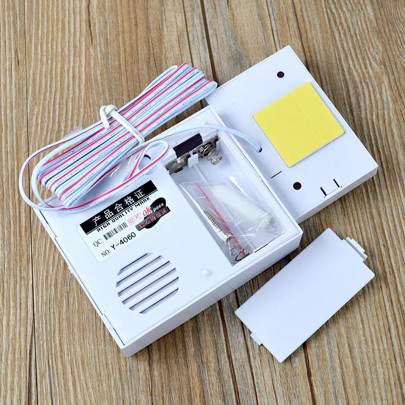 Timbre de música para el hogar, 80dB, 175 36 cm con tonos de música absolutos, puerta Dual a elegir, fabricado en plástico de alta calidad